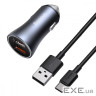 Автомобільний зарядний пристрій BASEUS Golden Contactor Pro Dual Quick Car Charger U+ (TZCCJD-A0G)