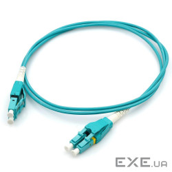 Патчкорд LC/UPC-LC/UPC MM (G50-OM3) Uniboot 1м Duplex, 2мм (UPCU-1LCLC(MM)D(ON))
