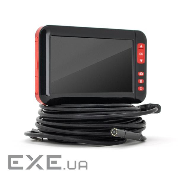 Ендоскоп F200, міні камера 8 mm, LCD дисплей-4.3 дюйма, підсвічування 8 світлодіодів, (YT-En-2SW+W) , (YT-En-2SW+W)