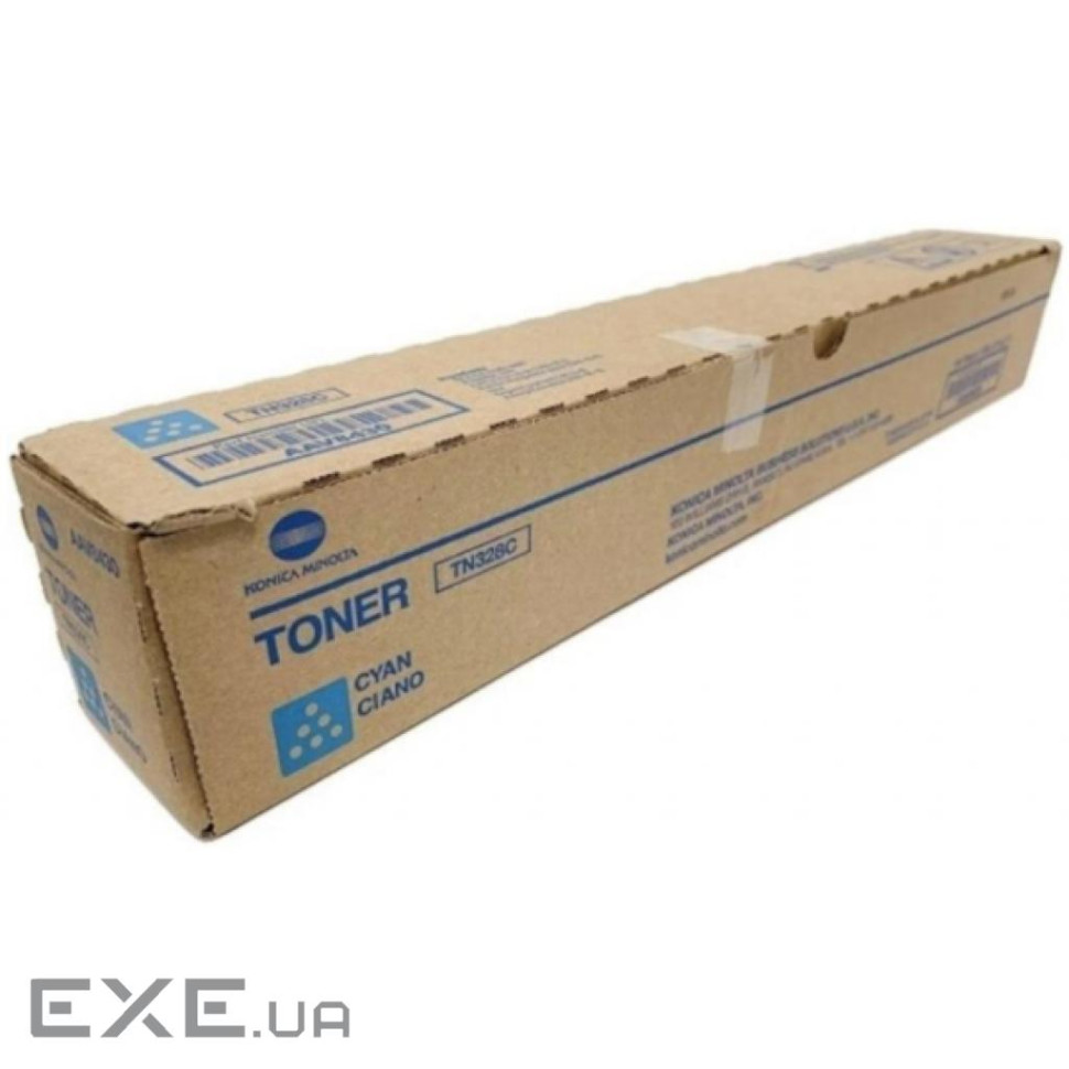 Тонер-картридж KONICA MINOLTA TN-328C Cyan, для Bizhub C250i/ 300i/ C360i (AAV8450)