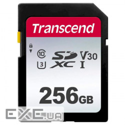 Карта пам'яті TRANSCEND SDXC 300S 256GB UHS-I U3 V30 Class 10 (TS256GSDC300S)