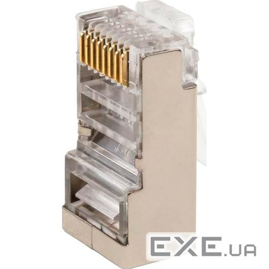 Конектор Vinga RJ-45 FTP 100 шт. (VCPCON8P8CFTP)