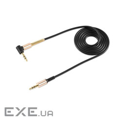 Аудіокабель HOCO UPA02 AUX Spring Audio cable Black (6957531025665)