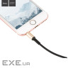 Аудіокабель HOCO UPA02 AUX Spring Audio cable Black (6957531025665)