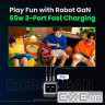 Зарядний пристрій Ugreen 1xUSB + 2xUSB-C 65W GaN CD361 gray (25685B)