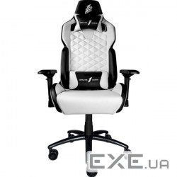 Крісло геймерське 1STPLAYER DK2 Black/White (DK2 Black-White)