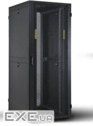 Шафа серверна 19", 42U 600x1000, RAL9004, перфоров ані двери, розібрана KINGDA KD-002-6042M KINGDA KD-002-6042M