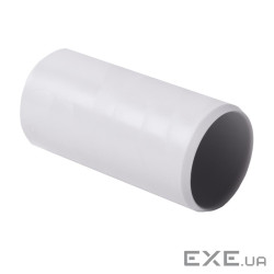 Муфта з"єднувальна для труби 20 мм , &Oslash,20мм, ПВХ,, t застосування -25+60 &deg;с, сві (0220_KB) (0220_KB)