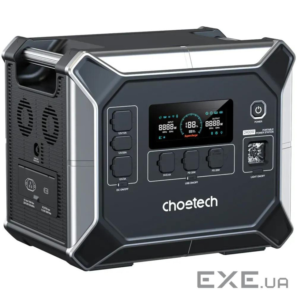 Зарядна станція Choetech BS067-EU-BKSL