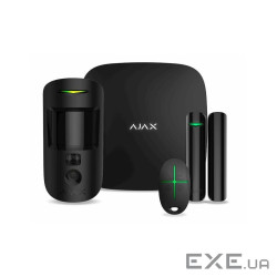 Комплект охоронної сигналізації Ajax StarterKit Cam HDR black (StarterKit Cam (HDR) B)