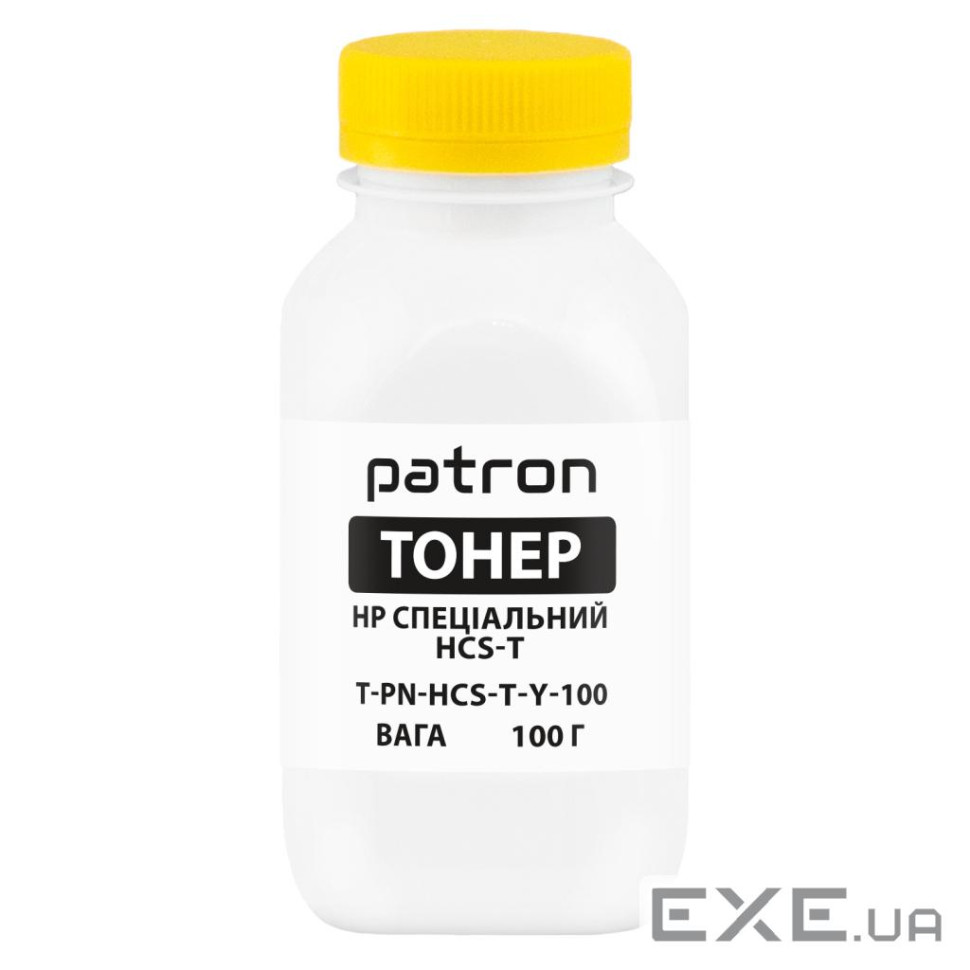 Тонер HP HCS-T, 100 г, yellow Patron (PN-HCS-T-Y-100)