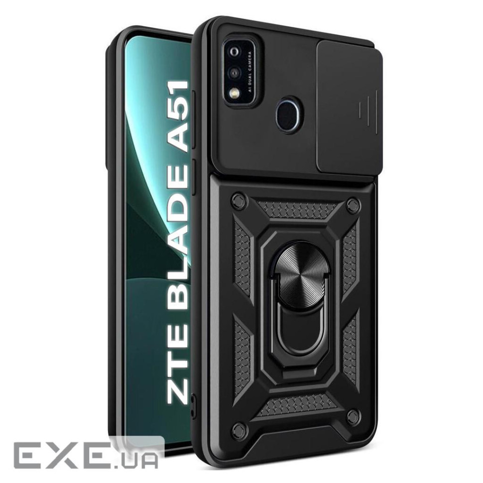 Чохол до мобільного телефона BeCover Military ZTE Blade A51 Black (710698)