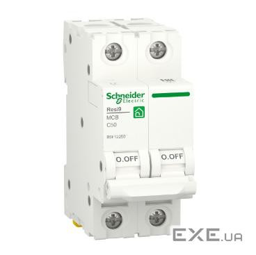 Автоматичний вимикач Schneider Electric RESI9 6kA 2P 50A C (R9F12250)