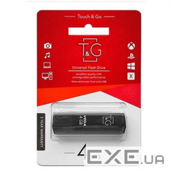 Флеш-накопичувач T&G USB 4GB 121 Vega Series Black (TG121-4GBBK)