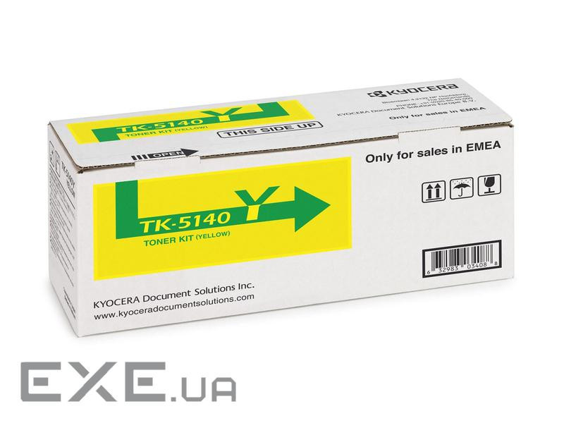 Тонер-картридж Kyocera TK-5140 Yellow (1T02NRANL0)