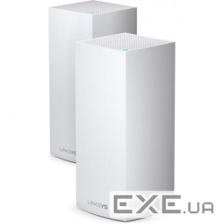 Wi-Fi Mesh система LINKSYS Velop AX5300 Whole Home Intelligent Mesh WiFi 6 System 2-pac (MX10600-EU)