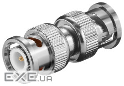 Перехідник антенний BNC/75ohm M/M,адаптер прямий Gold (75.01.1339-1) Gold (75.01.1339-1)