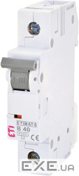 Автоматичний вимикач ETI ETIMAT 6 1p B 40A (2111520)