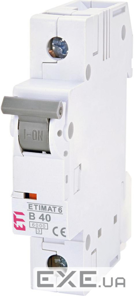 Автоматичний вимикач ETI ETIMAT 6 1p B 40A (2111520)