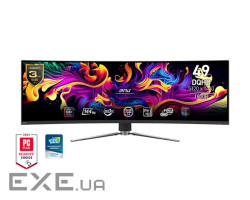 Монітор MSI 49" MPG 491CQP 2xHDMI, DP, USB-C, 2xUSB, QD-OLED, 5120x1440, 32:9, (9S6-3FA84T-033)