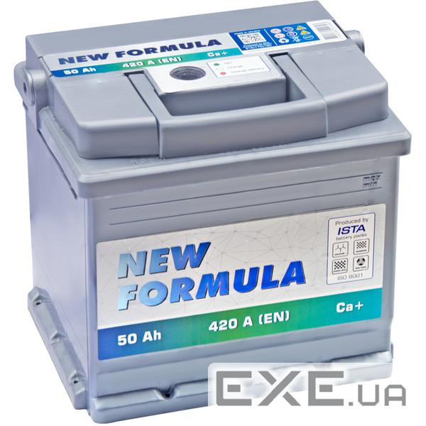 Акумулятор автомобільний NEW FORMULA 50Ah (+/-) 420EN (5502202210)