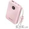 УМБ Vention 10000mAh 22,5W PD, QC USB-A/2xUSB-C In/Out Pink (FKAP0-C)