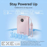 УМБ Vention 10000mAh 22,5W PD, QC USB-A/2xUSB-C In/Out Pink (FKAP0-C)