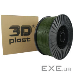 Пластик для 3D-принтера 3Dplast PLA 1.75мм, 3кг , khaki (3DPLA1753HKI)
