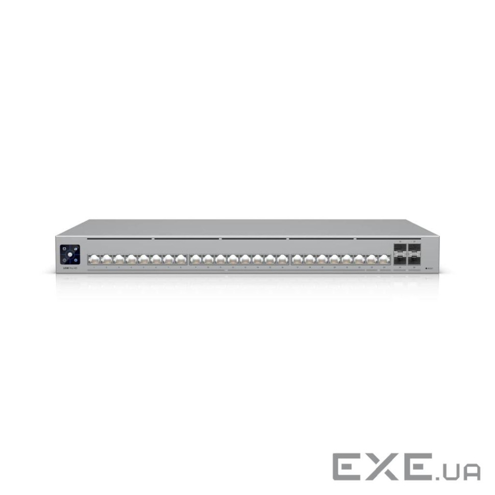 Ubiquiti Switch UniFi 22x2.5G RJ45/2x10G RJ45/4xSFP+ Managed 19" Rack-Mountable, 1,3 (USW-PRO-HD-24)