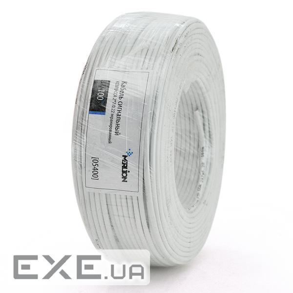 Кабель сигнальний КСВПЕ Merlion ССА 2*7/0,22 екран., бухта 100м . Q10 (05400)