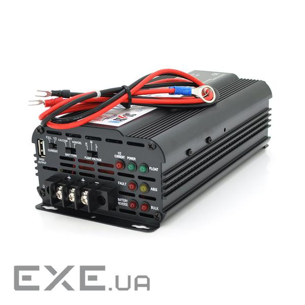 Зарядний пристрій Mervesan MT-280C-12C для акумулятора 12V-10A / 20A, клемні дроти, Q12 , Q12