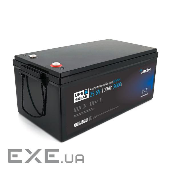 Літій-залізо-фосфатний акумулятор Merlion LiFePO4 25.6V 100AH ​​(8S2P / BMS-100A), ( (LFP25.6-100US) Merlion LiFePO4 25.