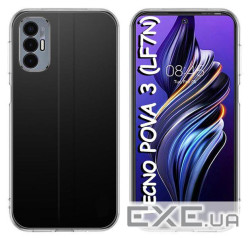Чохол-накладка BeCover для Tecno Pova 3 (LF7n) Transparancy (708660)