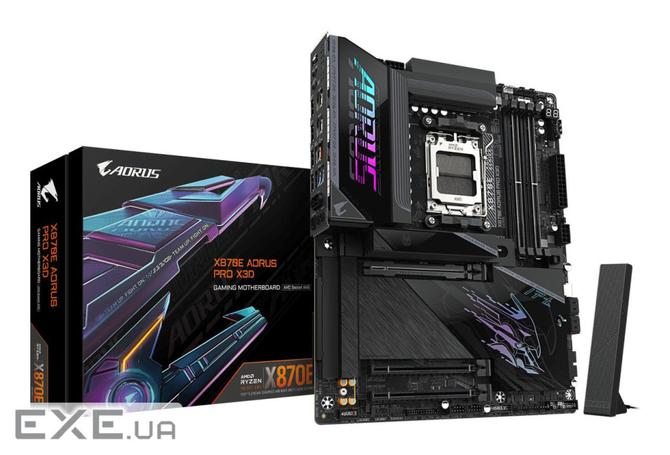 Материнська плата AMD X870E SAM5 ATX X870E A PRO X GIGABYTE