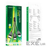 Кабель BOROFONE BX72 3-in-1 charging cable(iP+Type-C+Micro) Black (BX72LUMB)