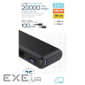 Повербанк PLATINET Powerbank QC 3.0, PD 65W 20000mAh Black (PMPB20DL202B)