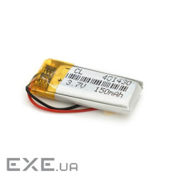 Літій-полімерний акумулятор 4*14*30mm (Li-ion 3.7В 140мА&middot,год) (401430) ) (401430)