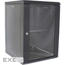 Шафа настінна Hypernet 15U 19" 600x450 (WMNC-15U-FLAT-BLACK)