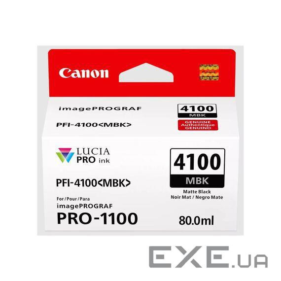 Картридж Canon PFI-4100 imagePROGRAF PRO-1100 Matte Black (6776C001)