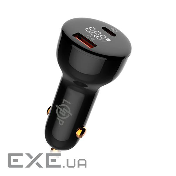 Зарядка в прикурювач LogicPower 100W Type-C+USB (QC4/PD3.0/PPS) WCH01 (30323)