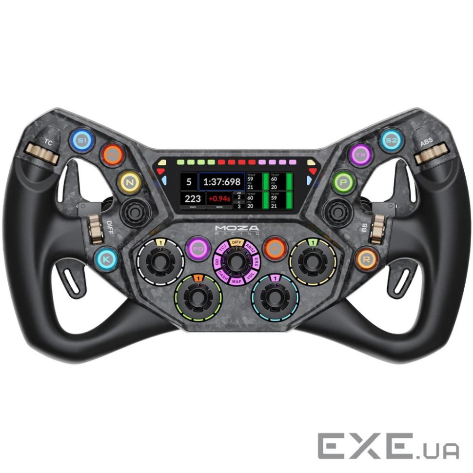 Кермо MOZA Racing KS Pro GT , 30см, 12кн., дисплей 2,99" RGB (RS095_Moza)