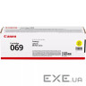 Картридж Canon 069 Yellow 1.9K (5091C002)