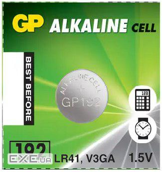 Батарейка Gp AG3, LR41, 192 * 1 (192-U10 / 4891199015533)