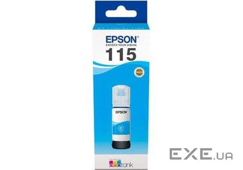 Контейнер з чорнилом Epson 115 EcoTank Cyan (C13T07D24A)