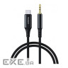 Кабель мультимедійний USB-C to 3.5mm M 1.0m black Choetech (AUX006)