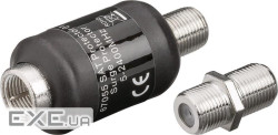 Перехідник антенний RF: FM / F, 75 Ohm SAT Surge Protector, HQ, білий (75.06.7055-50)