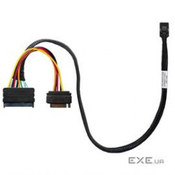 HighPoint Cable 8643-8639-50 SFF-8643 to U.2 SFF-8639 with SATA 15-pin Black Retail