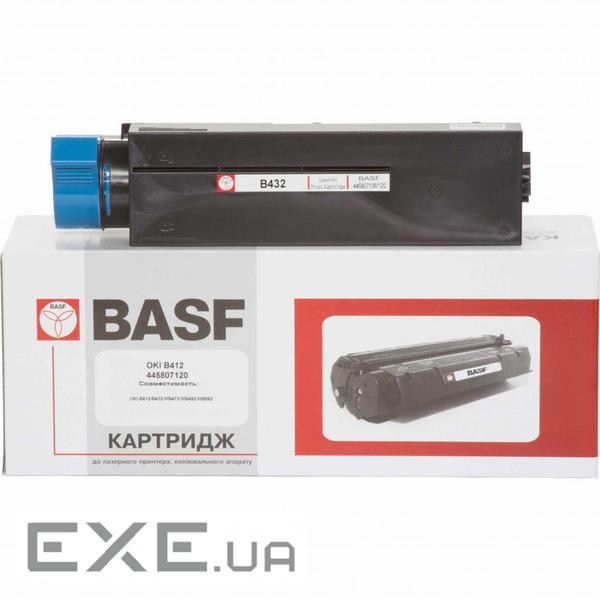 Тонер-картридж BASF OKI B412/B432/B512 , 445807120 (KT-B412-445807120) (BASF-KT-B412-445807120)