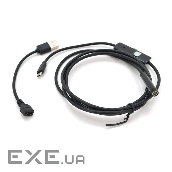 2 в 1 MicroUSB / PC HD ендоскоп, міні камера 7.0 мм, м&apos,який провод, 1,5м (YT-En-1.5SW7.0) (YT-En-1.5SW7.0)