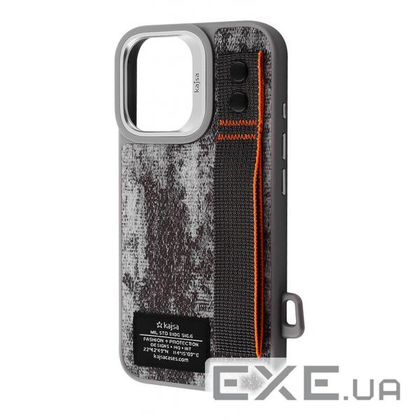 Чохол Kajsa Outdoor Collection Tie Dye with Magnetic Ring iPhone 16 gray (59670 gray)